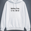 Nothing From My Side (Unisex Oversized Hoodie) (White)