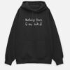 Nothing From My Side (Unisex Oversized Hoodie) (Black / Navy Blue / Bottle Green / Maroon)