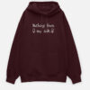 Nothing From My Side (Unisex Oversized Hoodie) (Black / Navy Blue / Bottle Green / Maroon)