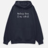 Nothing From My Side (Unisex Oversized Hoodie) (Black / Navy Blue / Bottle Green / Maroon)