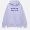 Nothing From My Side (Unisex Oversized Hoodie) (Lavender)