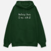 Nothing From My Side (Unisex Oversized Hoodie) (Black / Navy Blue / Bottle Green / Maroon)